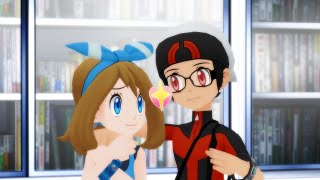 MMD Skit PokeSpe MLB Scene  Adrien flirts with Marinette RubyXSapphire  FranticShipping ver [upl. by Raymonds]