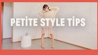 3 Petite Style Tips How to Wear Oversized Sweaters [upl. by Naitsirc]