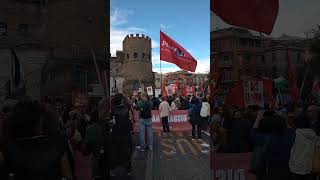 Manifestazione  quotPalestina Liberaquot  5 ottobre 2024  Piazzale Ostiense [upl. by Iramaj]