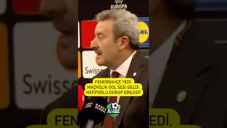 Fenerbahçe yedi Hatipoğlu konuşurken Maçkolik gol sesi geldi Hatipoğlu o sese kulak verdi [upl. by Sirois103]