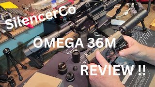 SilencerCo Omega 36m Suppressor Review pewpew 9mm glock 2a [upl. by Ahnavas]