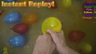 Learn Colors amp Counting by Popping Water Balloons [upl. by Rior574]