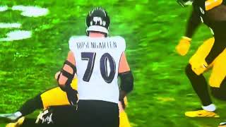 PITT STEELERS TJ WATT BIG Tackle on DERRICK HENRY nfl steelers viralvideo [upl. by Atiral]