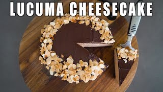 Easy No Bake Lucuma Cheesecake  Eating with Andy [upl. by Johns]