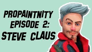 PROPAINTNITY EPISODE 2 Steve Claus Male OOAK Doll RepaintCustomization [upl. by Magbie]