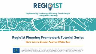 Regio1st Planning Framework tutorial series MultiCriteria Decision Analysis MCDA Tool Excel [upl. by Atnom]