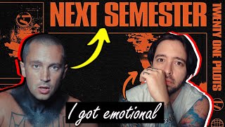 Twenty One Pilots  Next Semester Official Video  REACTION  Emotional one So Powerfull 🙏🏻 [upl. by Yelwar]