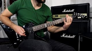 ESP LTD EX 50 BLK  Demo Guitar [upl. by Afesoj]