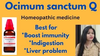 Ocimum sanctum Tulsi homeopathic medicine uses amp benefits  Best for immunity amp digestion problems [upl. by Brantley]