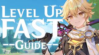 Fastest Ways To Level Up in 2024 Genshin Impact Beginner Guide [upl. by Bever4]