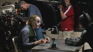 The Dark Knight  Heath Ledger Joker Behind The Scenes Rare [upl. by Aziar]