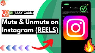 How to Mute and Unmute Instagram Reels Updated [upl. by Acissj]