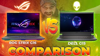 Rog Strix G16 Vs Dell G15  i5 13450HX RTX 3050  Who Wins [upl. by Vlad]