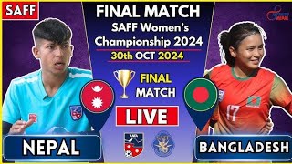 Nepal vs Bangladesh Saff womens final2024 [upl. by Nassi]