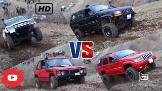 Extreme 4X4 Challenge Range Rover VS Jeep VS Toyota [upl. by Sharon]