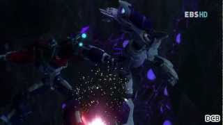 Transformers Prime  Megatron and Optimus Prime fight against Unicron [upl. by Nowtna146]