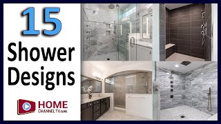 15 Master Bathroom Shower Designs  Remodel Makeover Interior Design Ideas [upl. by Anuahsed617]