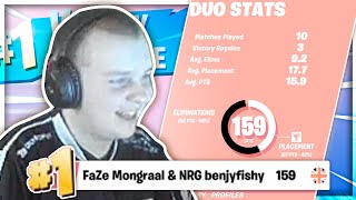 1ST PLACE in the DAILY DUO CUP w Mongraal Fortnite Tournament [upl. by Aneroc723]