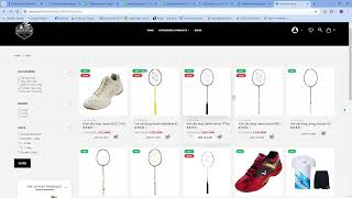 SWP391  Online Badminton Shop  Product List  Lê Trọng Tấn  Group 4 [upl. by Jazmin]