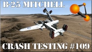 BeamNG Drive B25 Mitchell WWII Bomber Crash Testing 109  Insanegaz [upl. by Annamaria925]