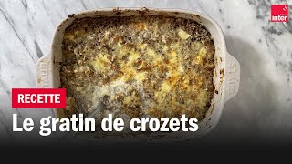 Le gratin de crozets  Les recettes de FrançoisRégis Gaudry [upl. by Elleniad704]