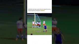 The Funniest Football Free Kick ever Women soccer funny moment 😂 [upl. by Ylatan]