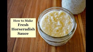 How to Make horseradish Sauce [upl. by Llenyaj462]