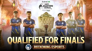 2024 Android BGMS  Qualified For Finals 1  Reckoning Esports BGMS BGMSS3 [upl. by Tsyhtema]