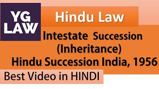 Rules of Inheritance  Intestate Succession  Hindu Law [upl. by Senskell]