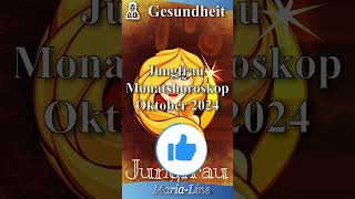 Jungfrau GESUNDHEIT 🩺 Horoskop Oktober 2024 [upl. by Drais292]