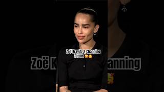 Zoë Kravitz amp Channing Tatum are all the COUPLE GOALS while talking “Blink Twice” 🥰😍 [upl. by Yelnats]