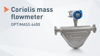 OPTIMASS 6400 – Coriolis mass flowmeter for the process industry  KROHNE [upl. by Skye]