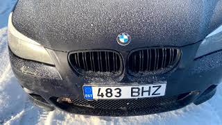 BMW E60 530d M57N2 Cold Start 16C [upl. by Timothea756]