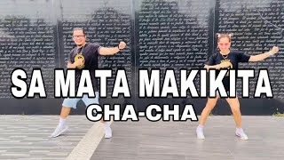 SA MATA MAKIKITA l Rowel Cortez l Dj John Paul Cover l Cha Cha l Danceworkout [upl. by Dotty]