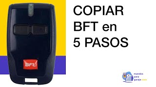 TUTORIAL Cómo COPIAR su MANDO de GARAJE BFT con HR MULTI 2 ✅  mandosparagarajecom [upl. by Perry]