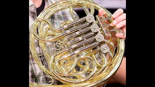 French horn fun with pitch harmonic and valve changes Video 5 [upl. by Dray309]