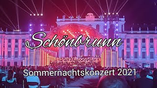 【Vlog】Sommernachtskonzert Schönbrunn 2021【Wiener Philharmoniker】Daniel Harding [upl. by Etram]