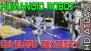 HD Atlas Robot Shows Its Skills at Manipulating objects [upl. by Gierc]