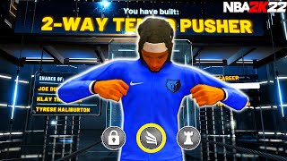 THE BEST 2 WAY SLASHING PLAYMAKER BUILD FOR NBA 2K22 [upl. by Fira]