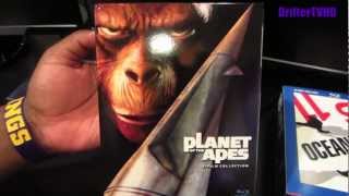 Planet of the Apes 5Film Collection Blu Ray Unboxing [upl. by Acus]