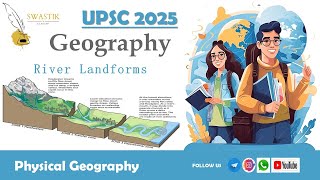 Lecture 11  River Landforms and Drainage Patterns upsc 2025 [upl. by Sverre]