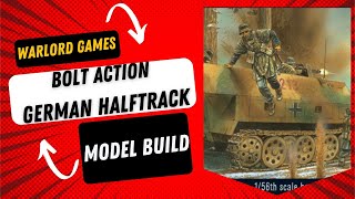 Bolt Action German SdKfz 25110 AusfD Halftrack Build tabletopgames wargaming boardgames [upl. by Yerrot]