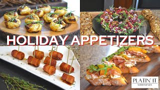 Easy and Elegant Appetizers  Holiday Favourites [upl. by Anaiq]