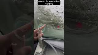 How to fix windshied fogging automobile knowledge drivingexam shorts [upl. by Maon]