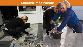 Makeover van betonnen terras met prachtige tegels [upl. by Collar]