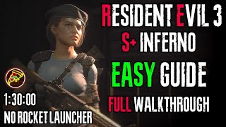 RESIDENT EVIL 3 REMAKE INFERNO S RANK GUIDE [upl. by Libyc856]