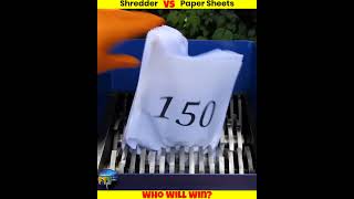 Tonnes Of Paper Sheets Vs Shredder [upl. by Aimil191]