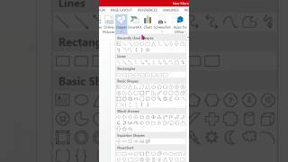 How to create shapes in Microsoft word  LearnBasics ictshare1 lourrutiappt shorts shapes [upl. by Adniled]