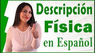 2 Vocabulario  Descripción Física en EspañolAprender español [upl. by Remy]