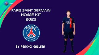 PARIS SANT GERMAIN HOME KIT 2023  LIGUE 1 PES 2021  PS4 [upl. by Atiekan385]